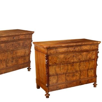 Pair of Umbertini chests of drawers
