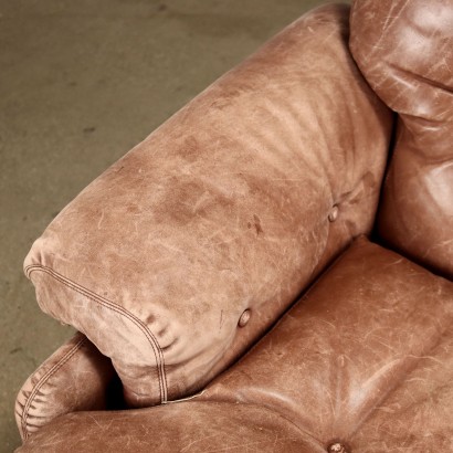 B&B Coronado Sofa T. Scarpa Leather Italy 1970s