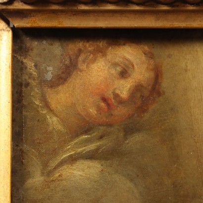 Bild Öl auf Kupfer mit Reuiger Magdalena XVIII Jhd
