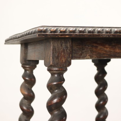 Paar Holzböcke im Neo-Renaissance Stil Holz Italien XX Jhd