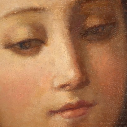 arte, arte italiana, pittura novecento italiana,Dipinto Madonna con Bambino