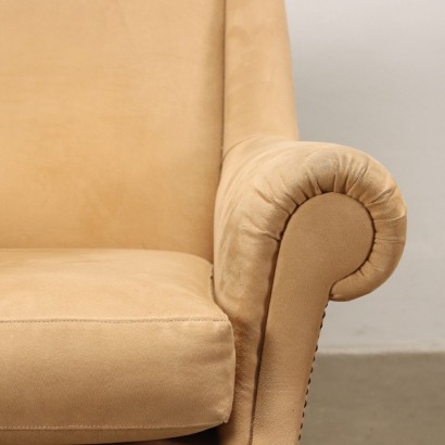 Paar Sessel Vintage Feder und Schaum der 1960er Jahre