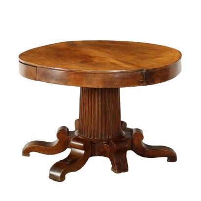 antigüedades, mesa, mesa antigüedades, mesa antigua, mesa italiana antigua, mesa antigua, mesa neoclásica, mesa del siglo XIX, mesa circular Carlos X