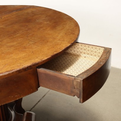 antiquariato, tavolo, antiquariato tavolo, tavolo antico, tavolo antico italiano, tavolo di antiquariato, tavolo neoclassica, tavolo del 800,Tavolo Circolare Carlo X