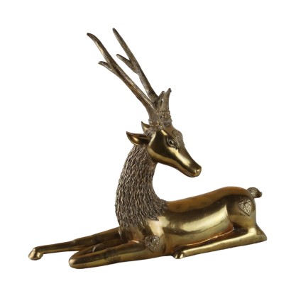 Deer Brass Sarreid Hollywood Regency Europe 1970s