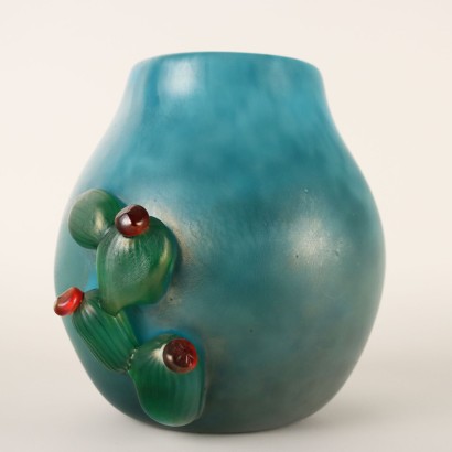 moderne Kunst, Design moderne Kunst, Vase, moderne Kunstvase, moderne Kunstvase, italienische Vase, Vintage-Vase, 60er-Jahre-Vase, 60er-Design-Vase, Glasvase