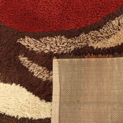Vintage Rug Wool Long Pile Italy XX Century