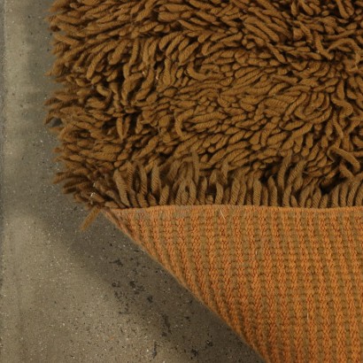 Vintage Carpet Wool Long Pile Italy XX Century
