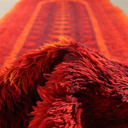 Vintage Rug Wool Long Pile Italy XX Century