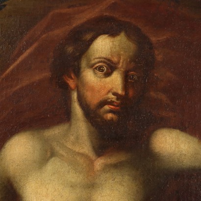 arte, arte italiano, pintura italiana antigua, Pintura con Cristo Resucitado