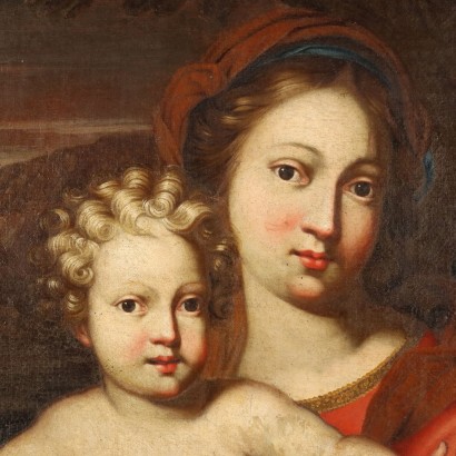 arte, arte italiana, pittura antica italiana,Dipinto Madonna con Bambino