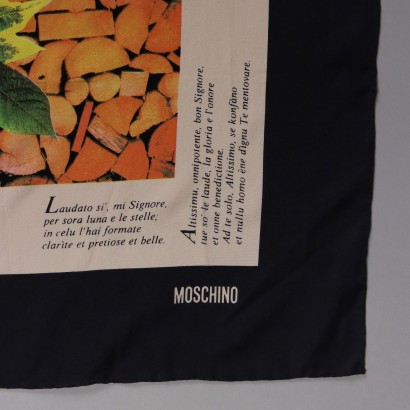 Foulard de seda vintage de Moschino
