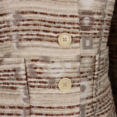 Veste Vintage Antonio Fusco en Coton avec Boutons Taille 42 Italie