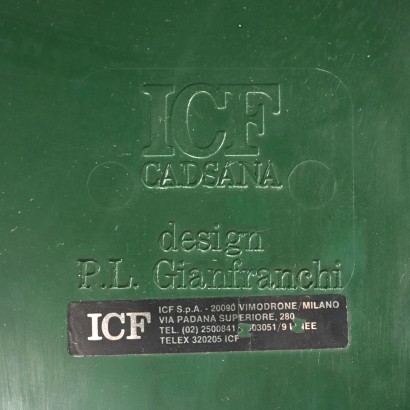 ICF Cadsana Chair by P. Luigi Gianfranchi ABS Italy 70s-80s