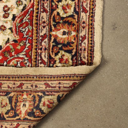 Vintage Jaipur Carpet India Cotton Wool Fine Knot Handmade