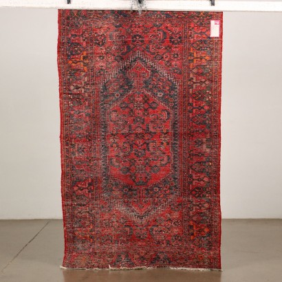 Vintage Malayer Teppich Iran 205x125 cm Baumwolle Wolle