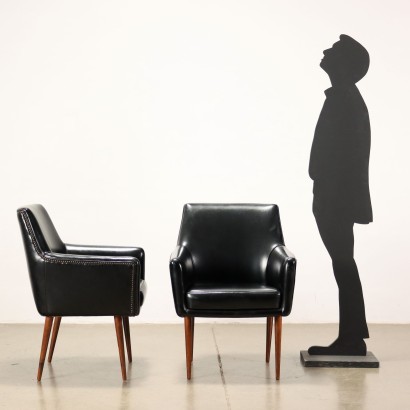 modernariato, modernariato di design, sedia, sedia modernariato, sedia di modernariato, sedia italiana, sedia vintage, sedia anni '60, sedia design anni 60,Poltroncine Anni 50-60