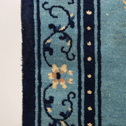 antigüedades, alfombra, alfombra antigüedades, alfombra antigua, alfombra antigua, alfombra neoclásica, alfombra de los años 1900, Beijing Blue Carpet - China