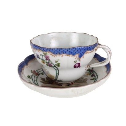 Meissen Cup with Saucer