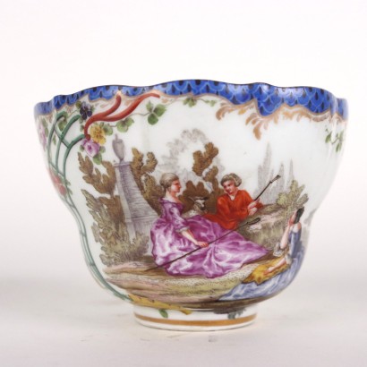 Ancient Cup Meissen Porcelain Germany \'700 Saucer Ancient Ceramic