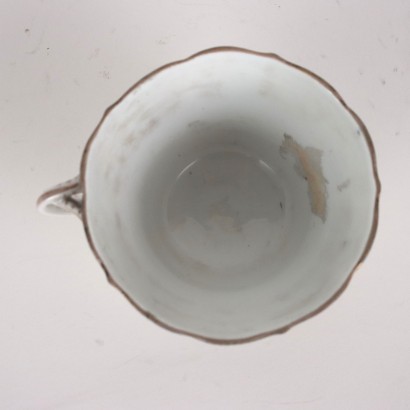 Ancient Cup Meissen Porcelain Germany \'700 Saucer Ancient Ceramic