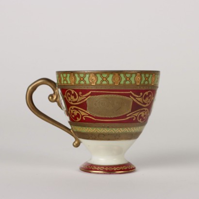 antiques, cup, cup antiques, ancient cup, ancient Italian cup, antique cup, neoclassical cup, 19th century cup, Porcelain cup and saucer