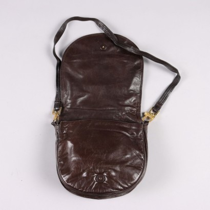 Vintage Tasche Bottega Veneta Italien 1980er Jahre Braunes Leder