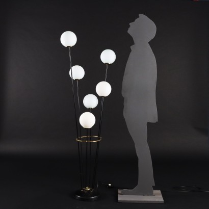 moderne Kunst, Design moderne Kunst, Stehlampe, moderne Kunst-Stehlampe, moderne Kunst-Stehlampe, italienische Stehlampe, Vintage-Stehlampe, 60er-Stehlampe, 60er-Design-Stehlampe, Vintage-90er-Lampe