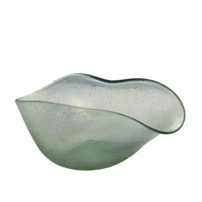 Vintage Bowl Flavio Poli Seguso Art Glass Murano Italy 1930s