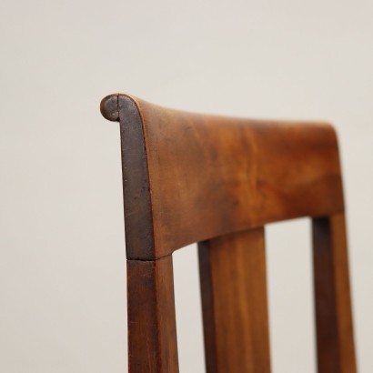 Antiquitäten, Stuhl, antike Stühle, antiker Stuhl, antiker italienischer Stuhl, antiker Stuhl, neoklassizistischer Stuhl, Stuhl aus dem 19. Jahrhundert, Gruppe von sechs Verzeichnisstühlen