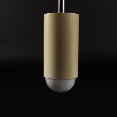Lampe Vintage de Table Italie Années 60-70 Aluminium Chromé Métal