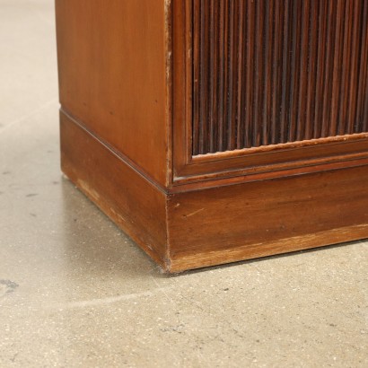 Vintage Möbel 1940er-50er Jahre Schiebetüren Holz Mahagoni