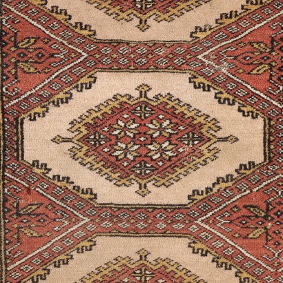 Tapis Vintage Bukhara Pakistan 177x130 cm Coton Laine Années 80-90