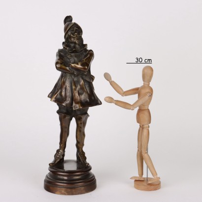 Sculpture Ancienne en Bronze Cyrano de Bergerac France \'900 Entière