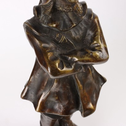 Sculpture Ancienne en Bronze Cyrano de Bergerac France \'900 Entière
