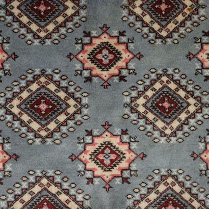 Vintage Bukhara Teppich Pakistan 240x150 cm Baumwolle Wolle
