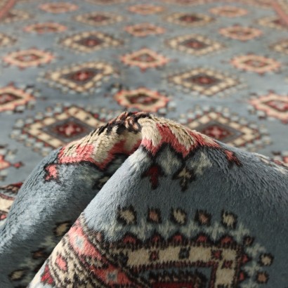 Vintage Bukhara Teppich Pakistan 240x150 cm Baumwolle Wolle