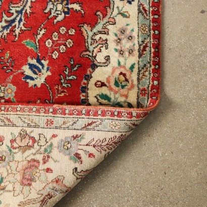 Vintage Tabriz Teppich Iran 429x90 cm Baumwolle Wolle Feiner Knoten