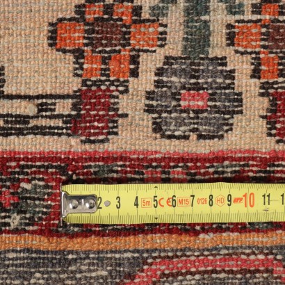 Vintage Malayer Carpet Iran 116x82 In Cootn Wool Big Knot