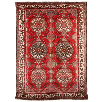 Tapis Vintage Malayer Iran 295x210 cm Coton Laine Noeud Gros