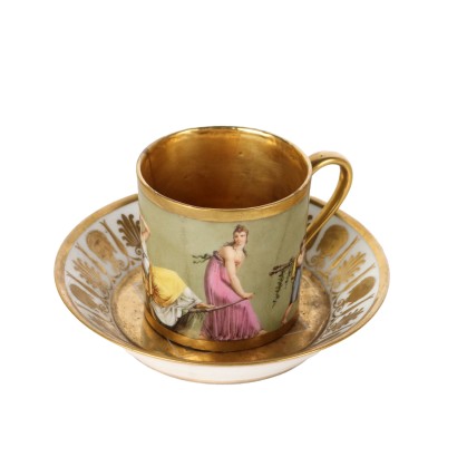 Sèvres Porcelain Cup and Saucer