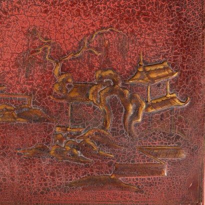 antiquariato, ribalta, antiquariato ribalte, ribalta antica, ribalta antica italiana, ribalta di antiquariato, ribalta neoclassica, ribalta del 800,Trumeau in Stile a Chinoiserie