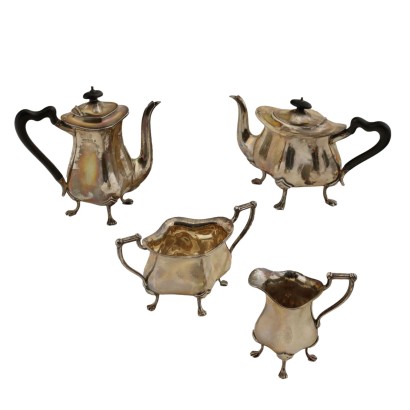 Ancient British Tea Set Birmingham '900 Coffee and Tea Pot
