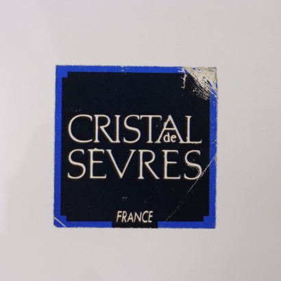 Centre de Table en Cristal de Sèvres France XXe Siècle