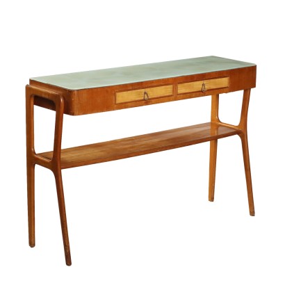 Vintage Console Beech Italy 1950s-1960s