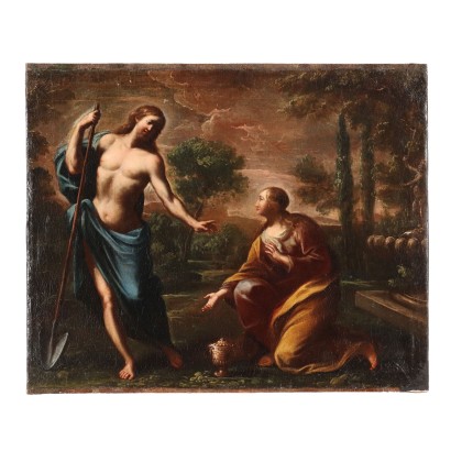 Pintando a Jesús y la Magdalena