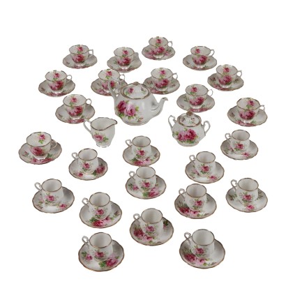 Ancient Tea Set for 12 People Royal Albert Porcelain England '900