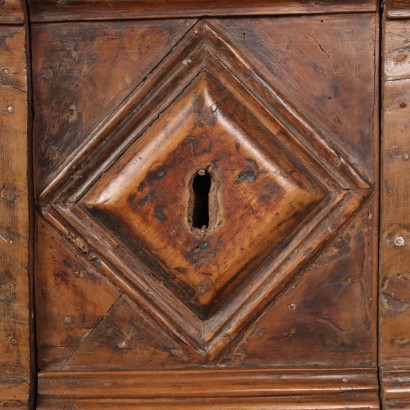 Ancient Baroque Chest of Drawers \'700 Wood Walnut Locks