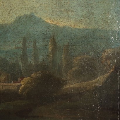 Antike Gemälde Fguren Öl auf Leinwand Rom \'600 Bilder Malerei