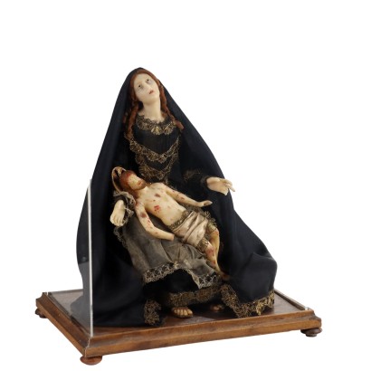 Nuestra Señora de los Dolores con Cristo en Cera